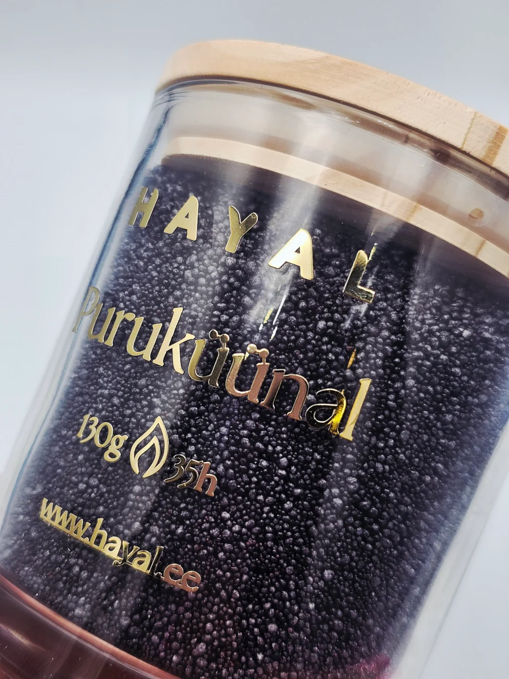 puruküünal klaasis 130g-35h