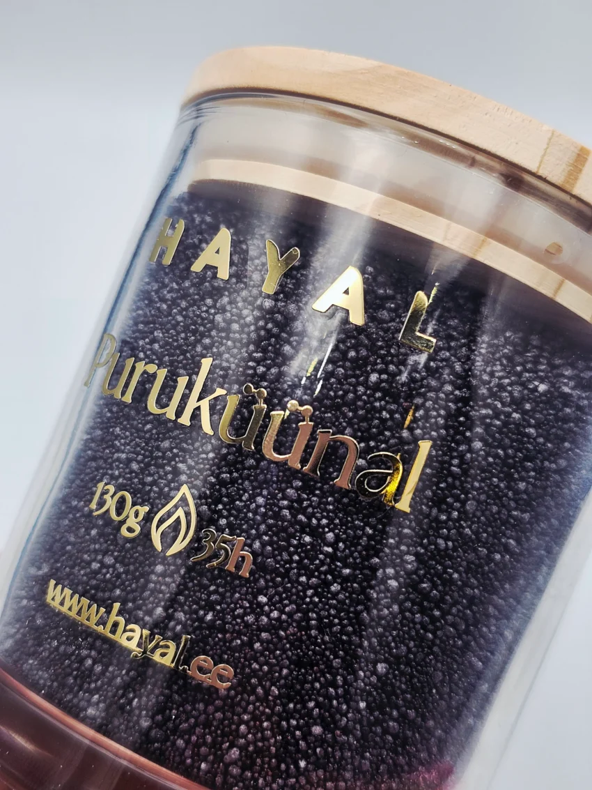 puruküünal klaasis 130g-35h
