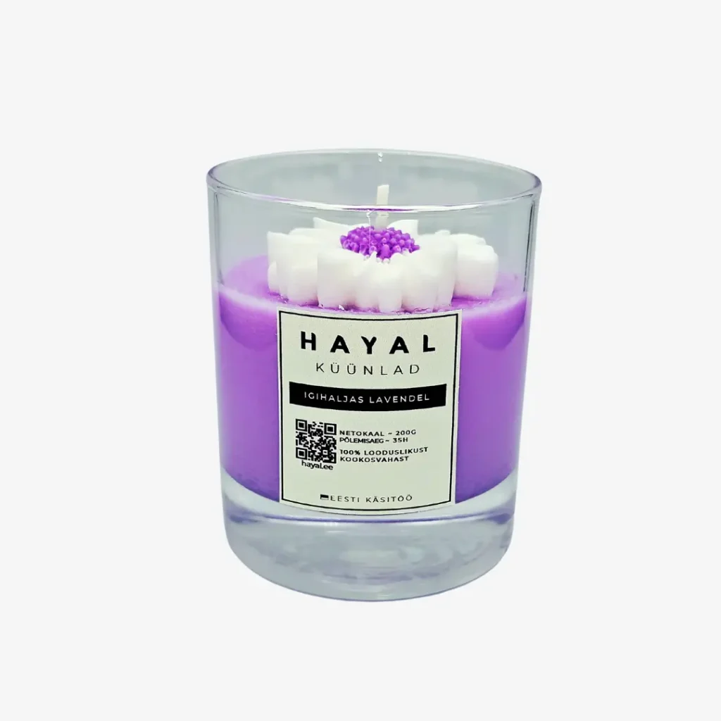 Looduslik kookosküünal. Õrna aroomiga