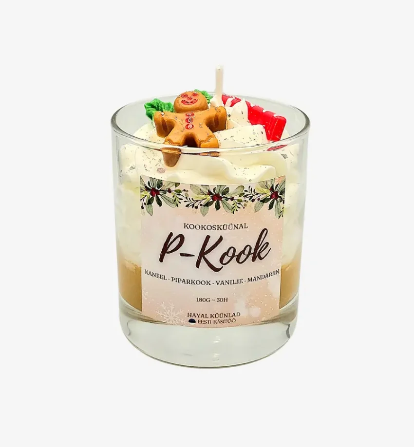 kookosküünal p kook Jõuluküünal jõulu aroomiga