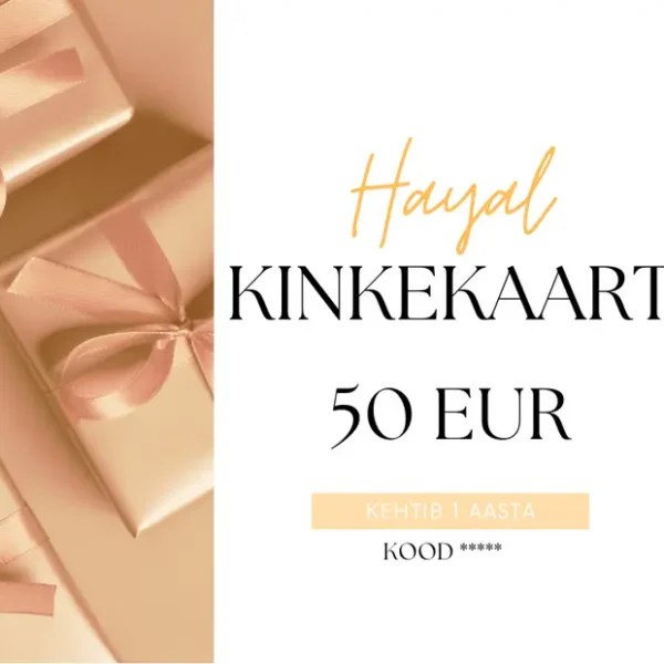 hayal Kinkekaart 50 EUR