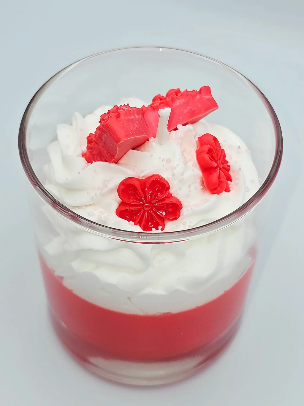 tekstuurküünal suvine arbuus Vahuküünal kookosvahast ja arbuusi lõhnaline