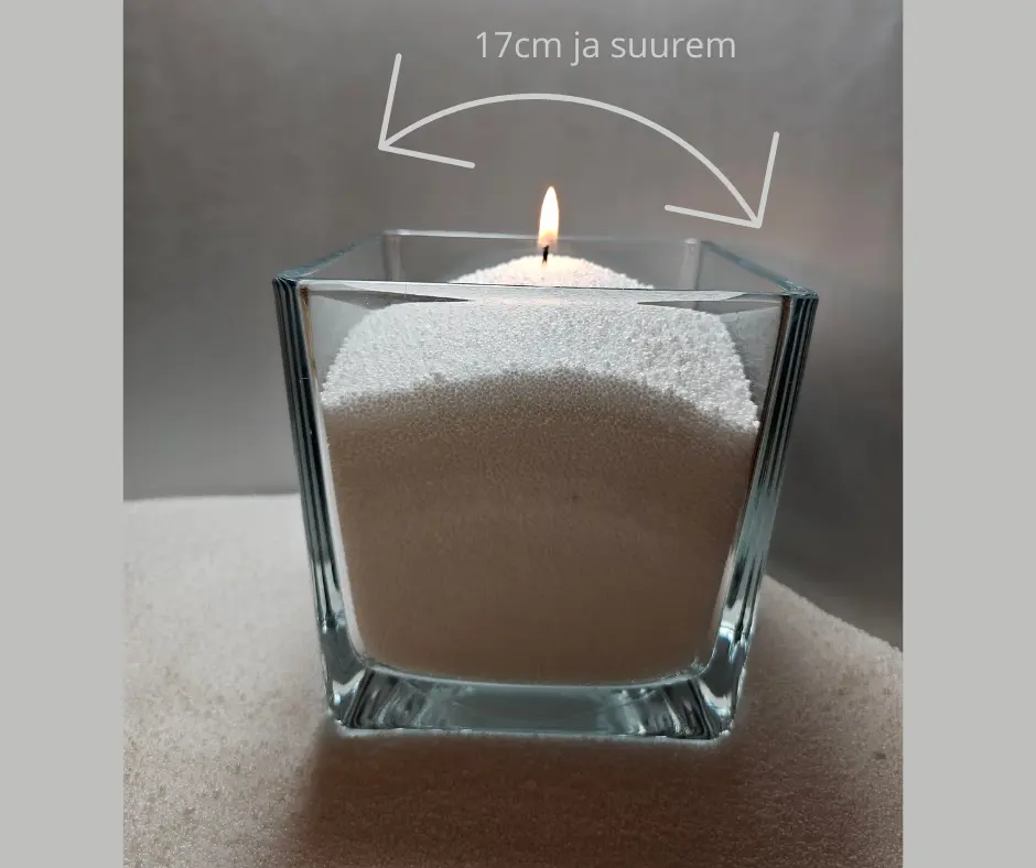 lõhnastatud puuderküünal