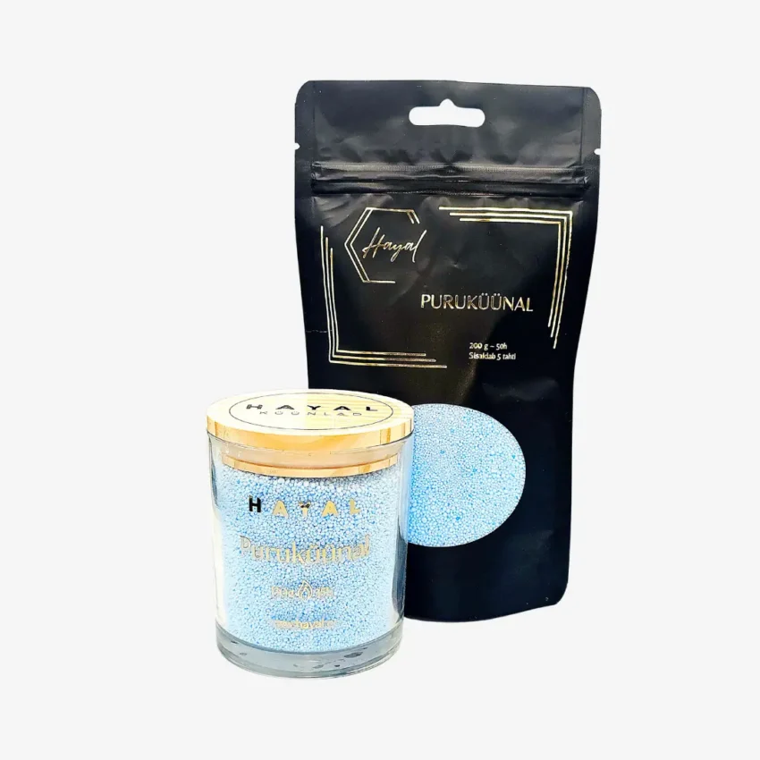 puruküünal klaasis + 200g täitepakk Sinine