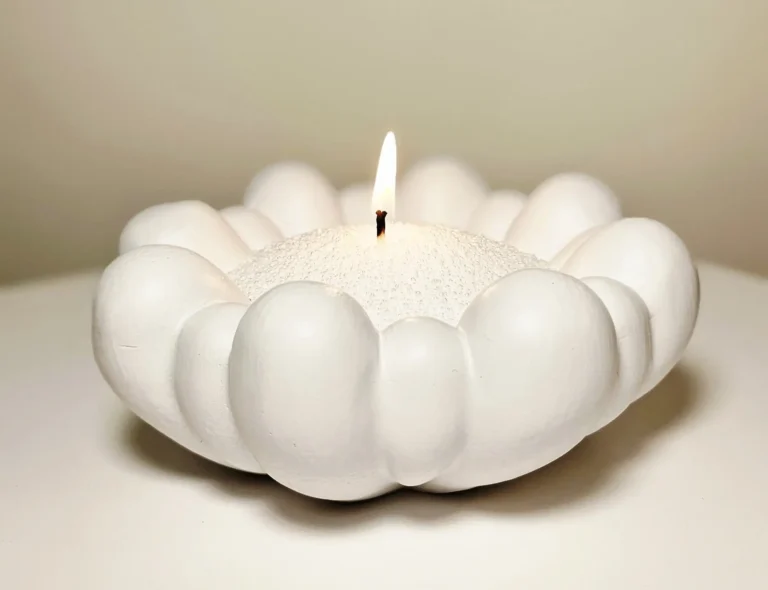 Loovad ideed puruküünla ehk pulberküünla kasutamiseks – lihtne viis luua isikupärane küünal Pilvekujuline anum pulberküünaldele