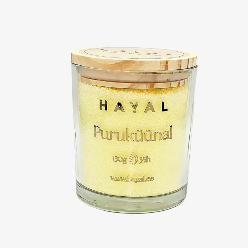 puruküünal klaasis kollane