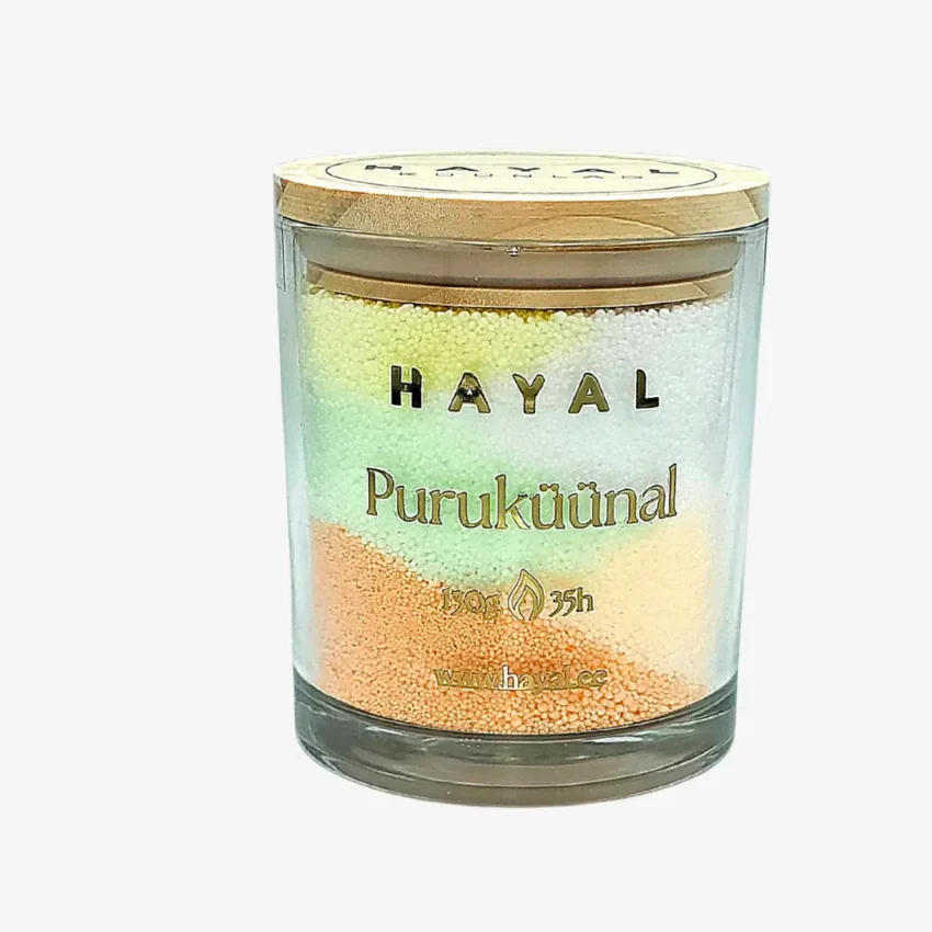 Värviline puruküünal Vikerkaar