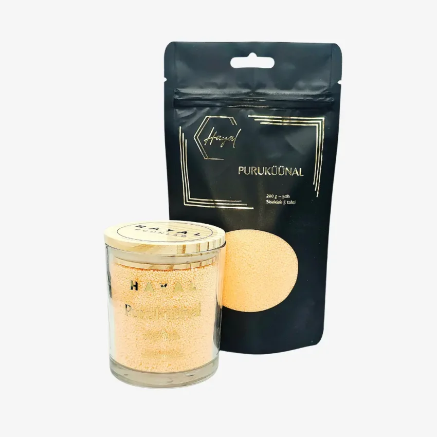 puruküünal klaasis + 200g täitepakk soe roosa