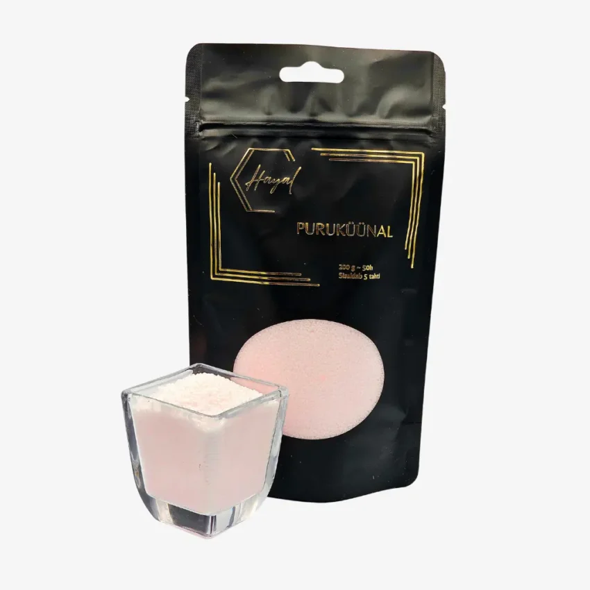 Looduslik Värviline puruküünal. Lõhnatu küünal