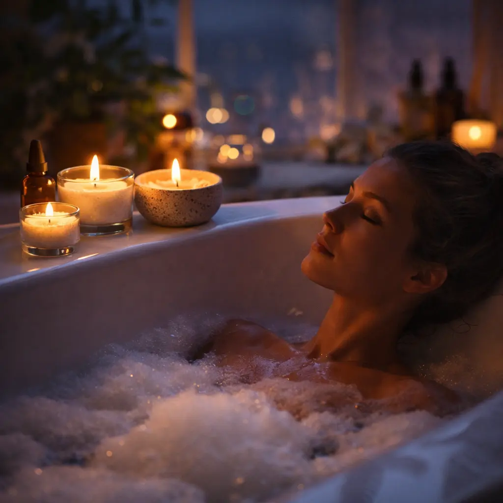 5 viisi, kuidas luua kodus spaataoline õhkkond kasutades pulberküünlaid! spa rituaal puruküünlaga