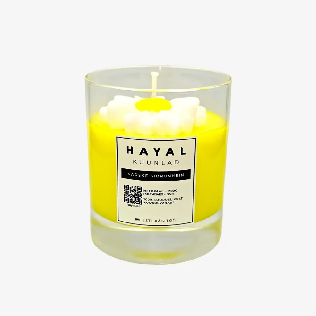 Looduslik kookosküünal Värsek Sidrunhein. Õrn aroom