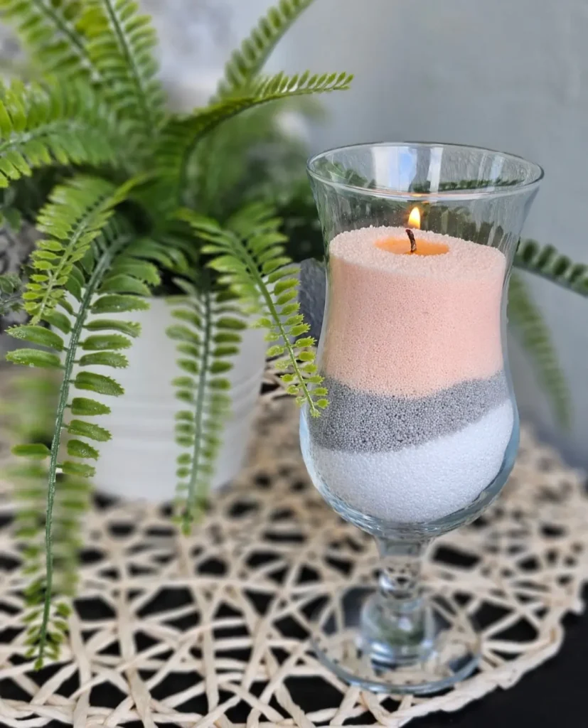 Loovad ideed puruküünla ehk pulberküünla kasutamiseks – lihtne viis luua isikupärane küünal kihiline Puruküünal